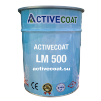 Гидроизоляция полиуретановая однокомпонентная УФ-стойкая ACTIVECOAT LM 500 / цвет серый / 25 кг