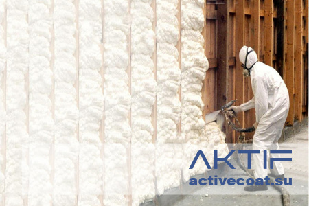Система напыляемого ППУ пенополиуретана ACTIVEFOAM 1032/30 для плоских поверхностей и не эксплуатируемых кровель