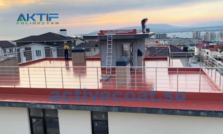 Гидроизоляция на основе МС полимеров тиксотропная с высокой вязкостью УФ-стойкая ACTIVECOAT MS HYDRO TIX / 14 кг