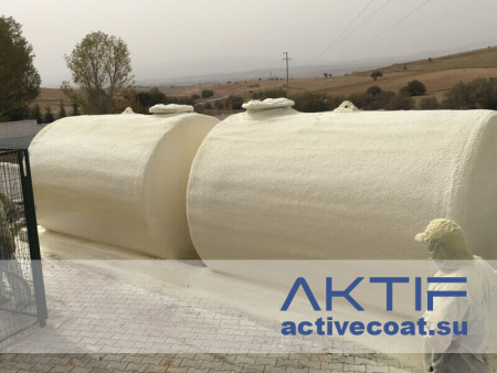 Система напыляемого ППУ пенополиуретана ACTIVEFOAM 1032/30 для плоских поверхностей и не эксплуатируемых кровель