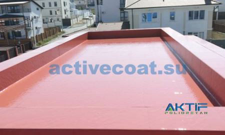 Гидроизоляция на основе МС полимеров тиксотропная с высокой вязкостью УФ-стойкая ACTIVECOAT MS HYDRO TIX / 14 кг