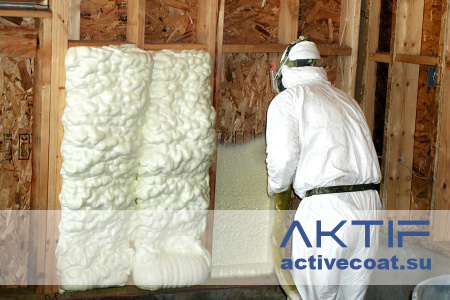 Система напыляемого ППУ пенополиуретана ACTIVEFOAM 1032/30 для плоских поверхностей и не эксплуатируемых кровель