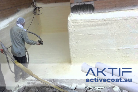 Система напыляемого ППУ пенополиуретана ACTIVEFOAM 1032/30 для плоских поверхностей и не эксплуатируемых кровель