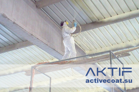 Система напыляемого ППУ пенополиуретана ACTIVEFOAM 1032/30 для плоских поверхностей и не эксплуатируемых кровель
