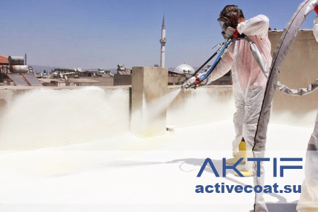 Система напыляемого ППУ пенополиуретана ACTIVEFOAM 1032/30 для плоских поверхностей и не эксплуатируемых кровель