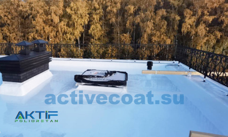 Гидроизоляция на основе МС полимеров тиксотропная с высокой вязкостью УФ-стойкая ACTIVECOAT MS HYDRO TIX / 14 кг